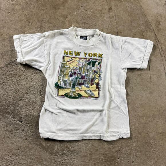 Vintage VTG 90’s Infant New York Single Stitch T-Shirt - Picture 4 of 8